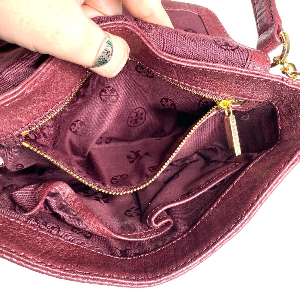 Tory Burch Maroon Crossbody - Picture 7 of 8